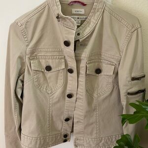 Tommy Hilfiger Women's Khaki Utility Jacket